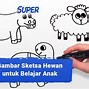 Contoh Gambar Ilustrasi Hewan Yang Mudah Digambar